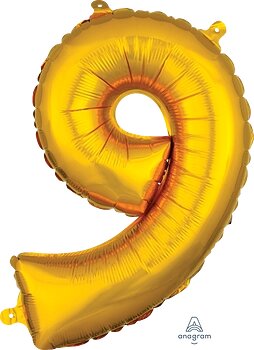 [28260] 36" Gold Number 9
