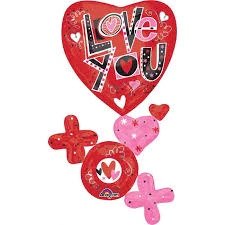 [32048] 32" Love You Multi Balloons