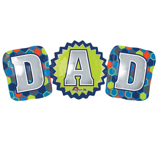 [02663532846301] 37" Jumbo D-A-D Balloon