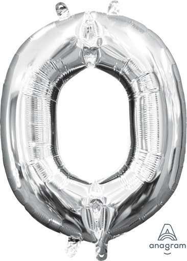 [33040] 16" Anagram Letter O Silver