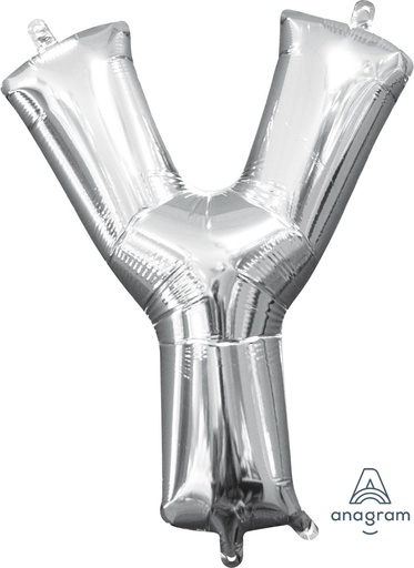 [33060] 16" Anagram Letter Y Silver
