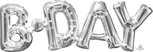 [331028] 16" 'B'day' in Silver