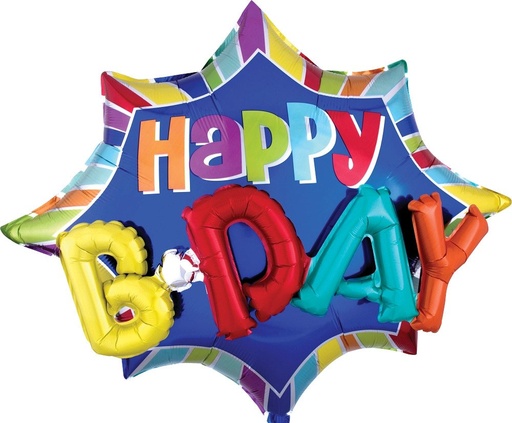 [335748] 35" 3-D B'day Burst