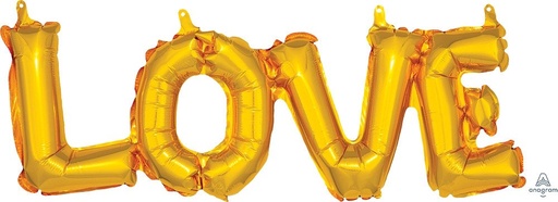 [337678] 25" 'Love' Gold