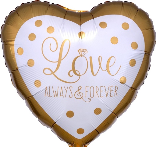 [36551P8] 18" Love Always & Forever