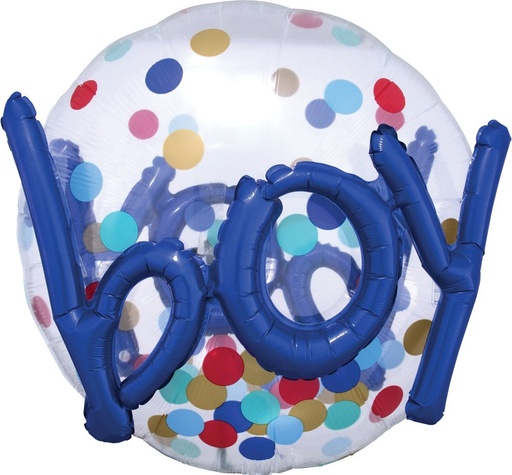 [3799001] 36" It's A Boy Confetti Dots 3D Effect Deluxe Shape