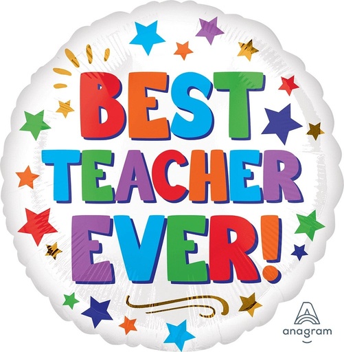 [39366P8] 17" Best Teacher Ever