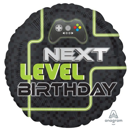 [40662P8] 18" Level Up Birthday