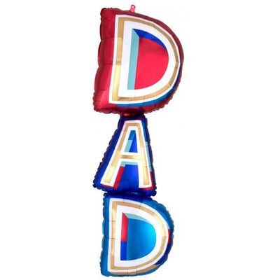 [026635409483] 39" Dad Supershape Helium Balloon