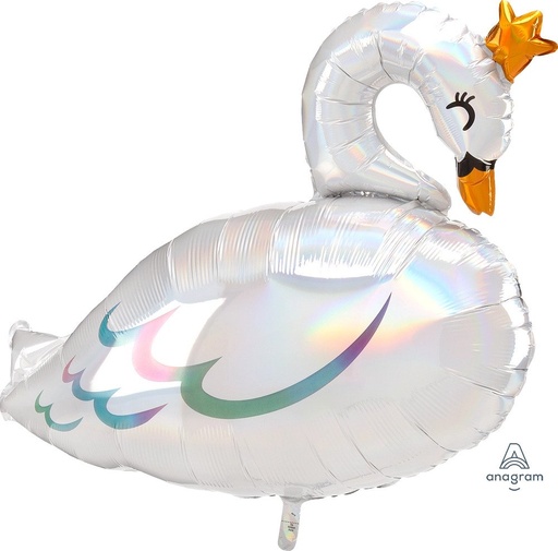 [412138] 29" Iridescent Swan