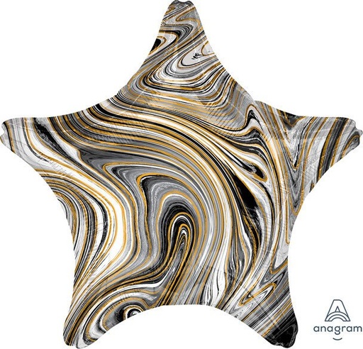 [42098] 17" Black Star Marblez
