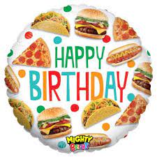 [14360] 21" Mighty Food Birthday