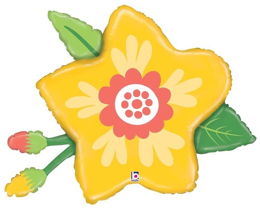 34" Yellow Flower