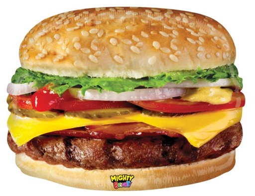 [030625357210] 31" Mighty Cheeseburger