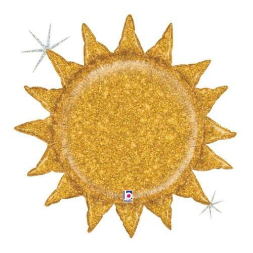 [030625358095] 30" Gold Glitter Sunshine