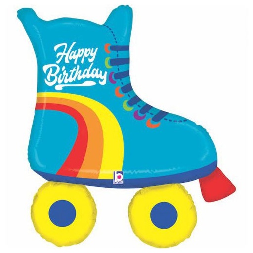39" Roller Skate Happy Birthday