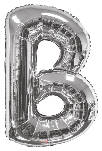 [15231-34] 34" Silver Letter B Kaleidoscope