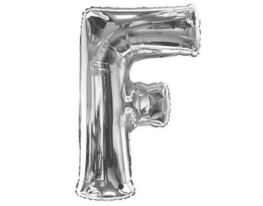 34" Silver Letter F Kaleidoscope