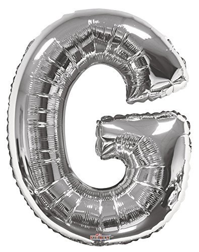 34" Silver Letter G Kaleidoscope