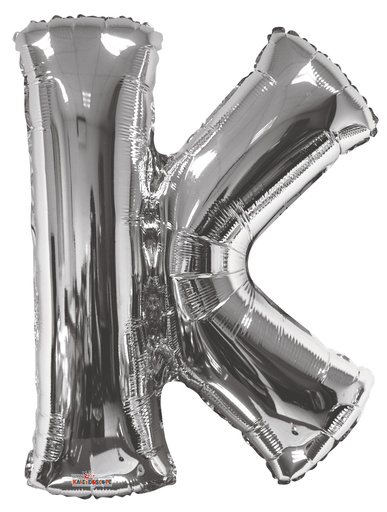 34" Silver Letter K Kaleidoscope