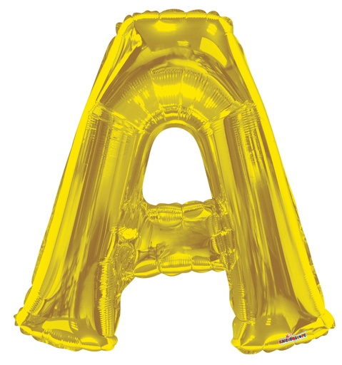 [15260-34] 34" Letter A Gold Kaleidoscope