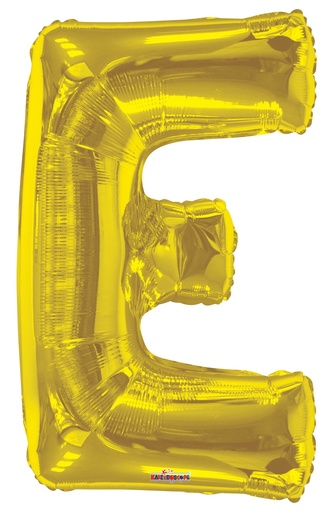 [105217] 34" Gold Letter E Kaleidoscope