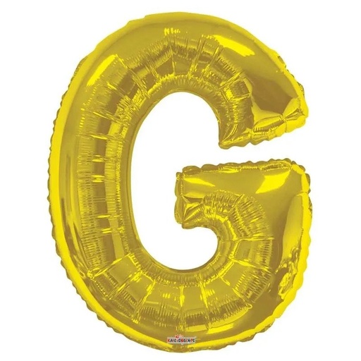 [105231] 34" Gold Letter G Kaleidoscope