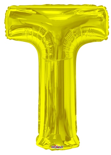 [105361] 34" Letter T Gold Kaleidoscope