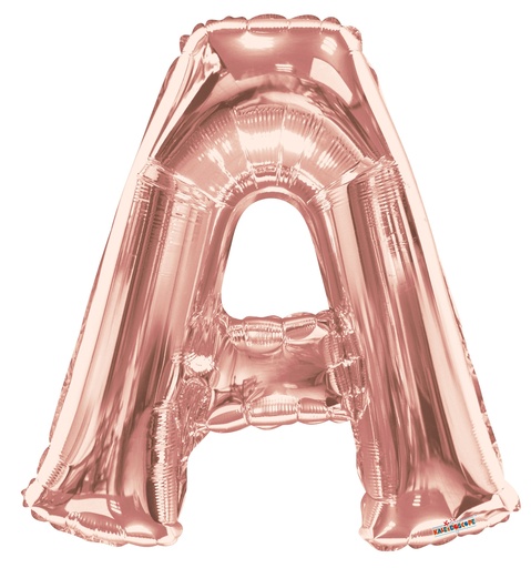 [108775] 34" Rose Gold Letter A Kaleidoscope