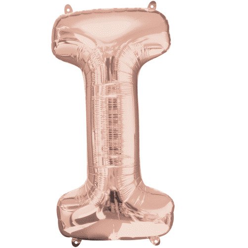 [108850] 34" Rose Gold Letter I