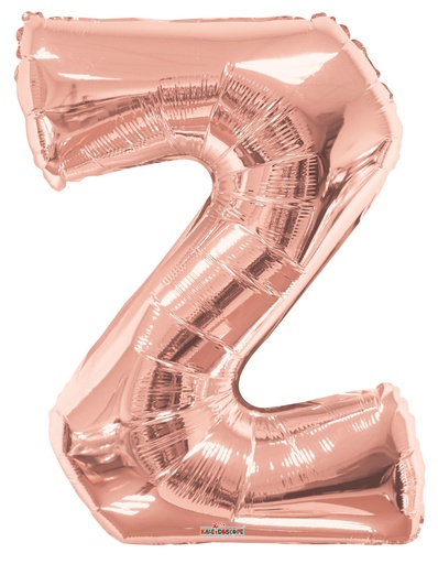 [109024] 34" Rose Gold Letter Z