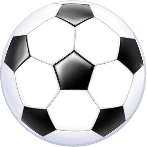 [90640] 22" Soccer Ball Bubble Shape