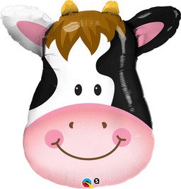 [164556] 32" Contented Cow