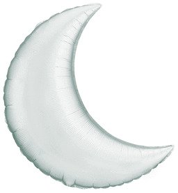 [07144436531402] 35" Crescent Moon Silver
