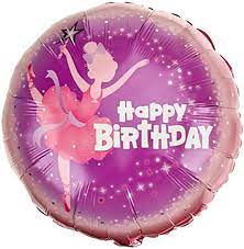 [07144441679501] 18" Ballet Dance Birthday Girl Ballerina