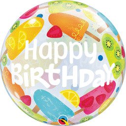 [071444490894] 22" Birthday Frozen Treats Bubble