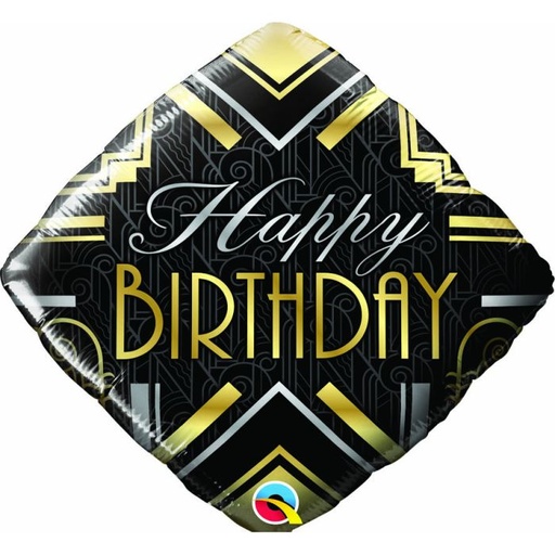 [90955] 18" B'day Elegance Gold