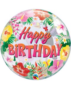 [071444877404] 22" Tropical Birthday Party Bubble