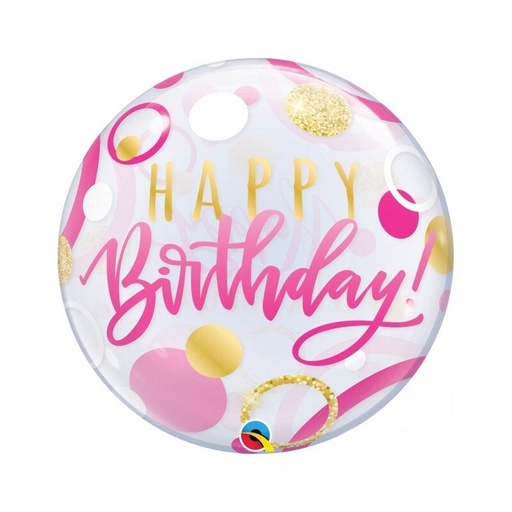 [071444877459] 22" Packaged Clear Bubble Balloon.