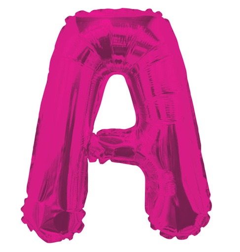 [34797-14] 14" Letter A Hot Pink Kaleidoscope