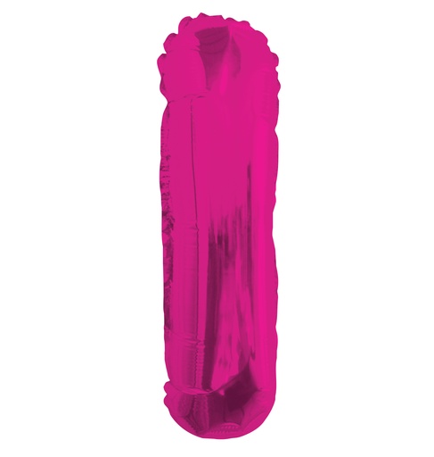 [34805-14] 14" Letter I Hot Pink Kaleidoscope
