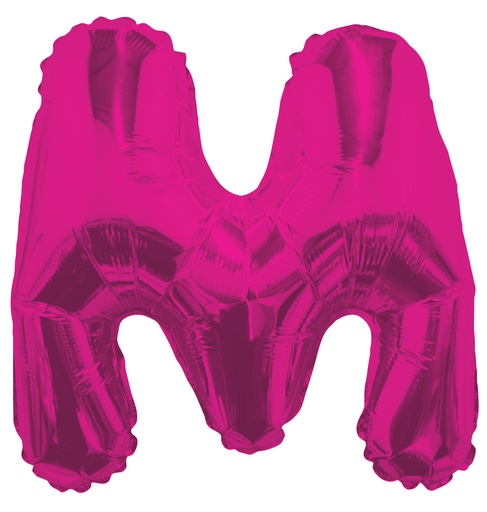 [34809-14] 14" Letter M Hot Pink