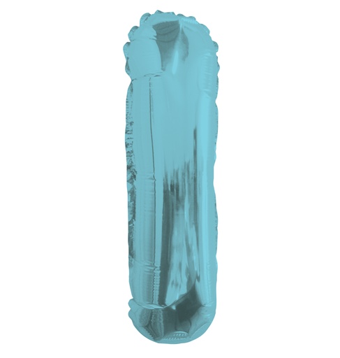 [34830-14] 14" Letter I Light Blue Kaleidoscope