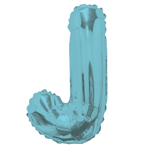 [34831-14] 14" Letter J Light Blue