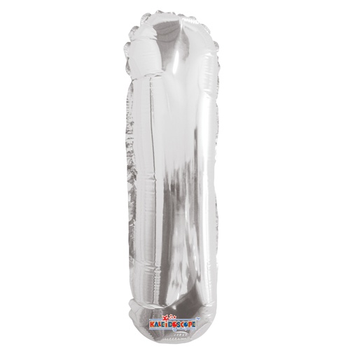 [34901-14] 14" Letter I Silver Kaleidoscope