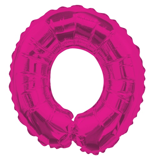 [34811-14] 14" Letter O Hot Pink Kaleidoscope