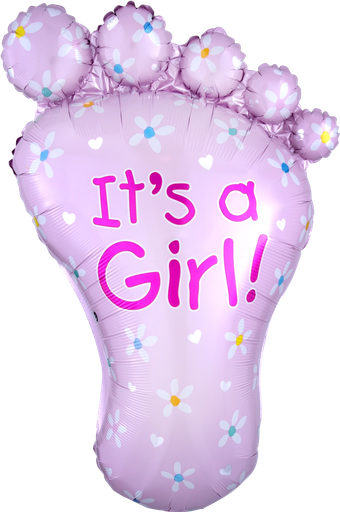 [07690] 32" It’s A Girl Foot
