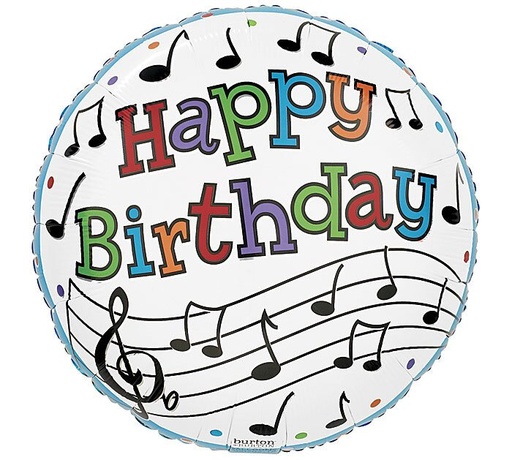 [903570] 18" Jazz it Up Birthday Balloon