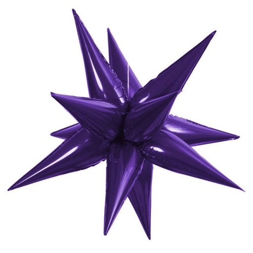 [011152] 40" Purple Exploding Stars
