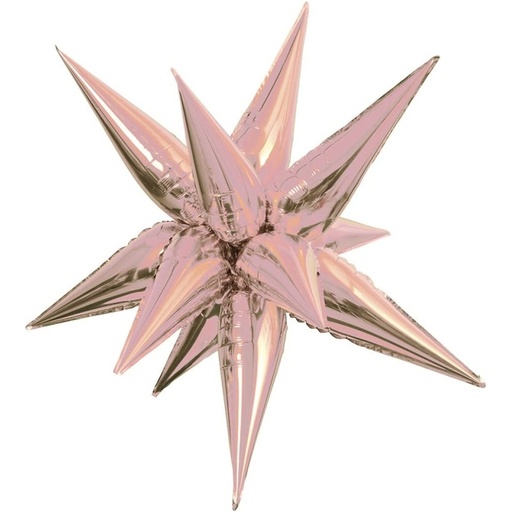 [012579] 40" Rose Gold Exploding Star